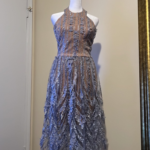 Dress the Population Lace Valerie Halter Wedding Guest Dress Size M - Picture 12 of 12